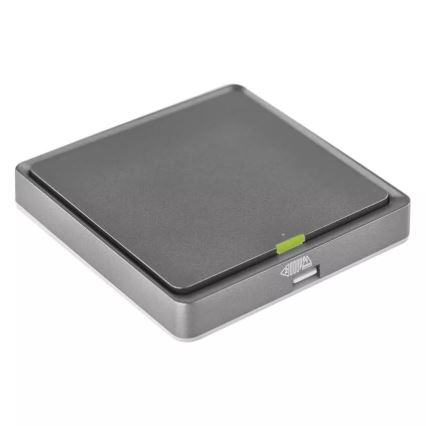 Wyłącznik 1-przycisk GoSmart 1xCR2430 Tuya czarny