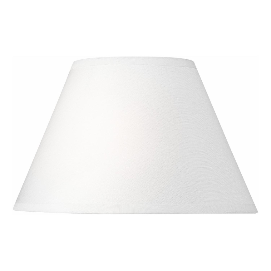 Wymienne klosz do lampki stołowej JUTA E27 śr. 19 cm biały