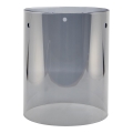 Wymienne szkło do lampy sufitowej E27 o średnicy 13 cm, szare