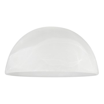 Wymienne szkło do żyrandola E27 o średnicy 19 cm, białe