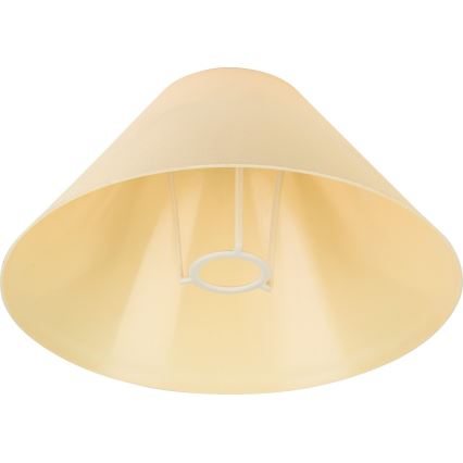 Wymienny klosz do stołowy lampě E14 21x11 cm żółty