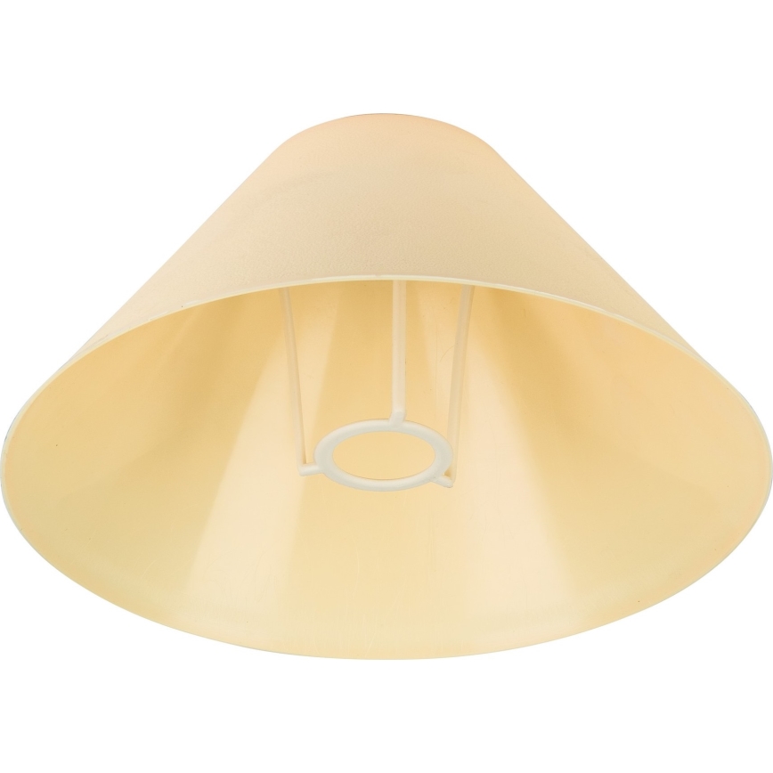 Wymienny klosz do stołowy lampě E14 21x11 cm żółty