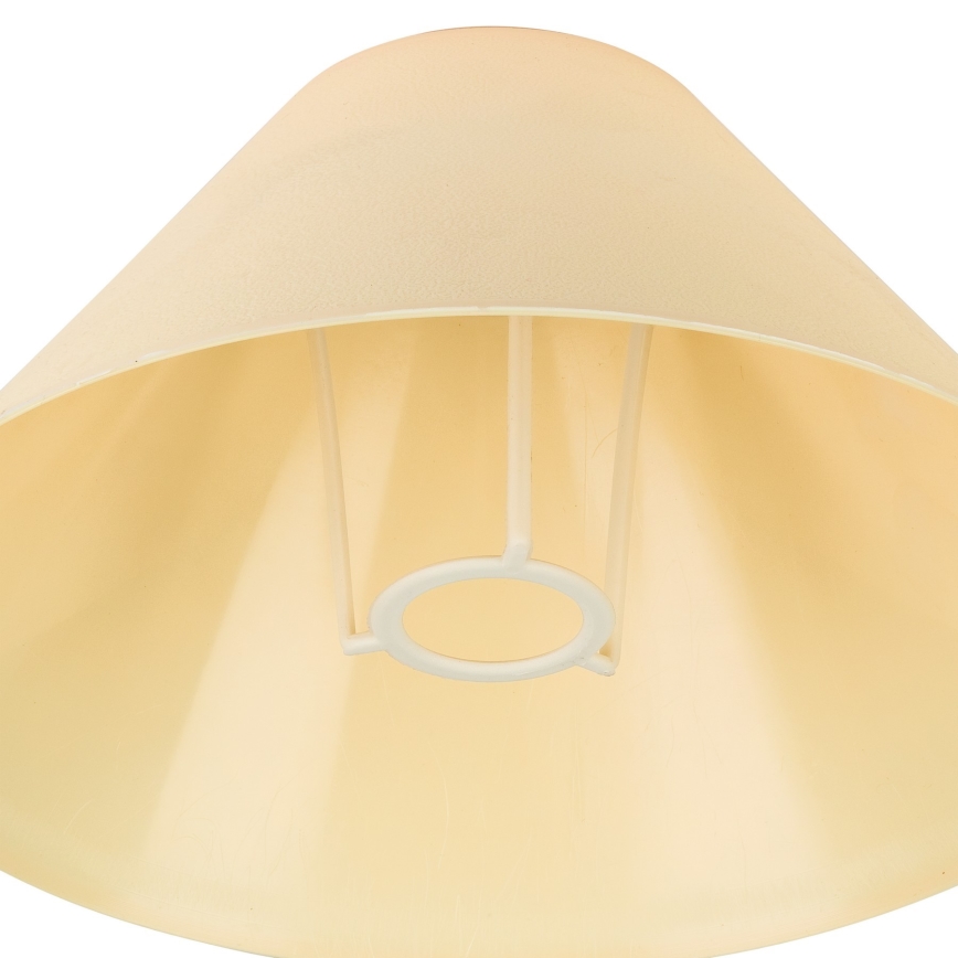 Wymienny klosz do stołowy lampě E14 21x11 cm żółty