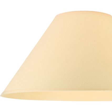 Wymienny klosz do stołowy lampě E14 21x11 cm żółty