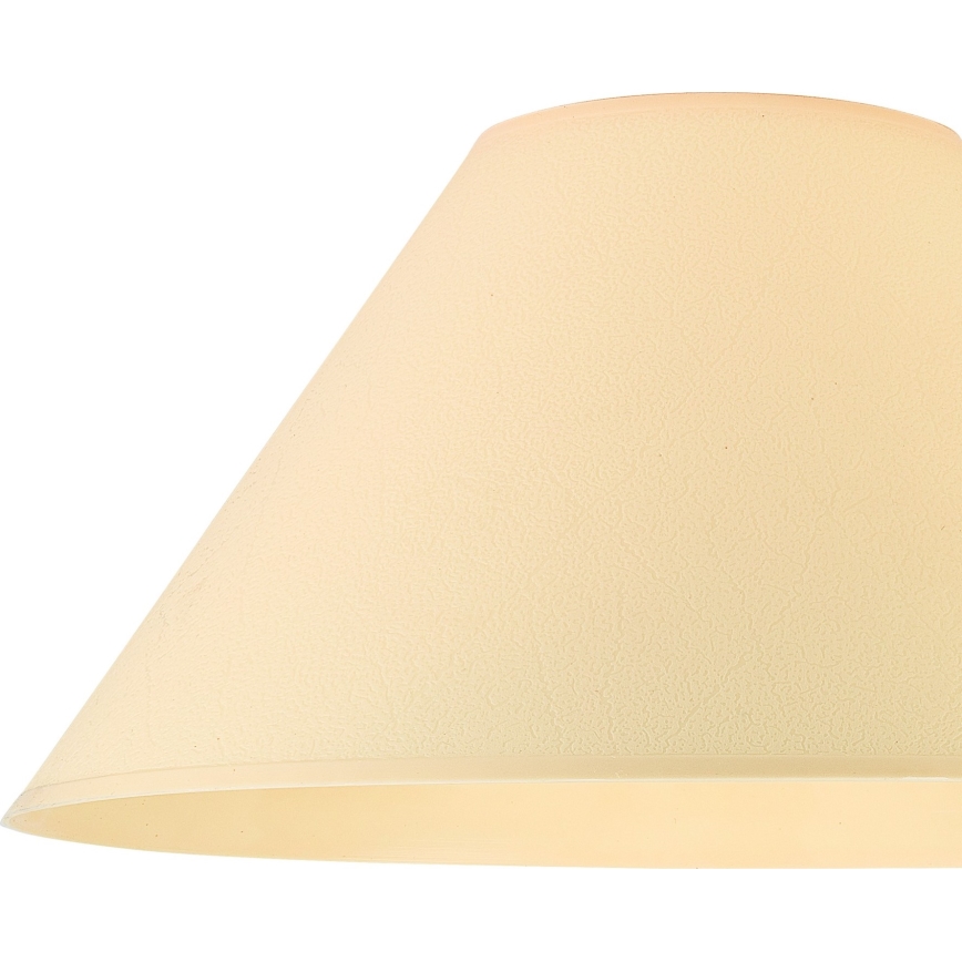 Wymienny klosz do stołowy lampě E14 21x11 cm żółty