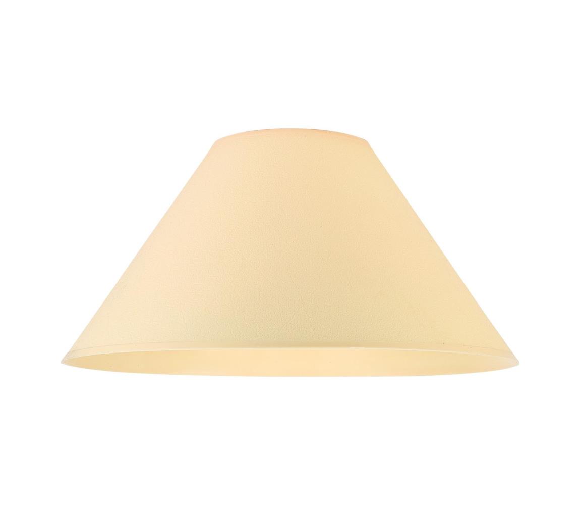 Wymienny klosz do stołowy lampě E14 21x11 cm żółty