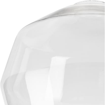 Wymienny klosz do żyrandola HONI E27 śr. 25 cm przezroczysty