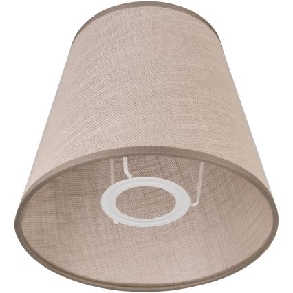 Wymienny klosz do żyrandola LORENZO E27 śr. 16 cm beżowy