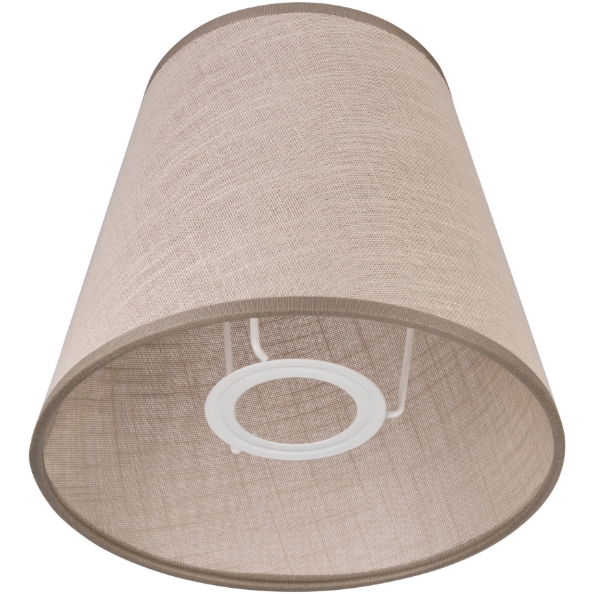 Wymienny klosz do żyrandola LORENZO E27 śr. 16 cm beżowy
