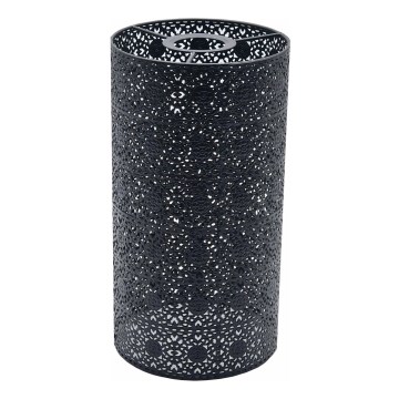 Wymienny klosz do żyrandola SAMIRA E27 śr. 15 cm czarny