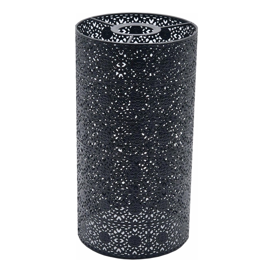 Wymienny klosz do żyrandola SAMIRA E27 śr. 15 cm czarny