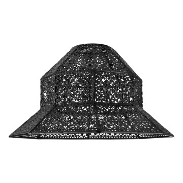 Wymienny klosz do żyrandola SAMIRA E27 śr. 33 cm czarny