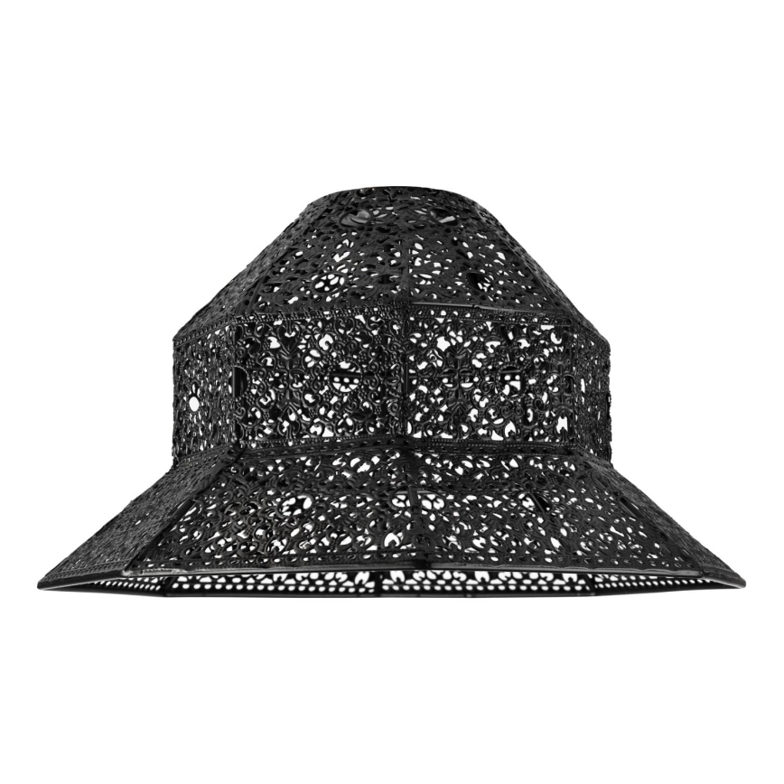 Wymienny klosz do żyrandola SAMIRA E27 śr. 33 cm czarny