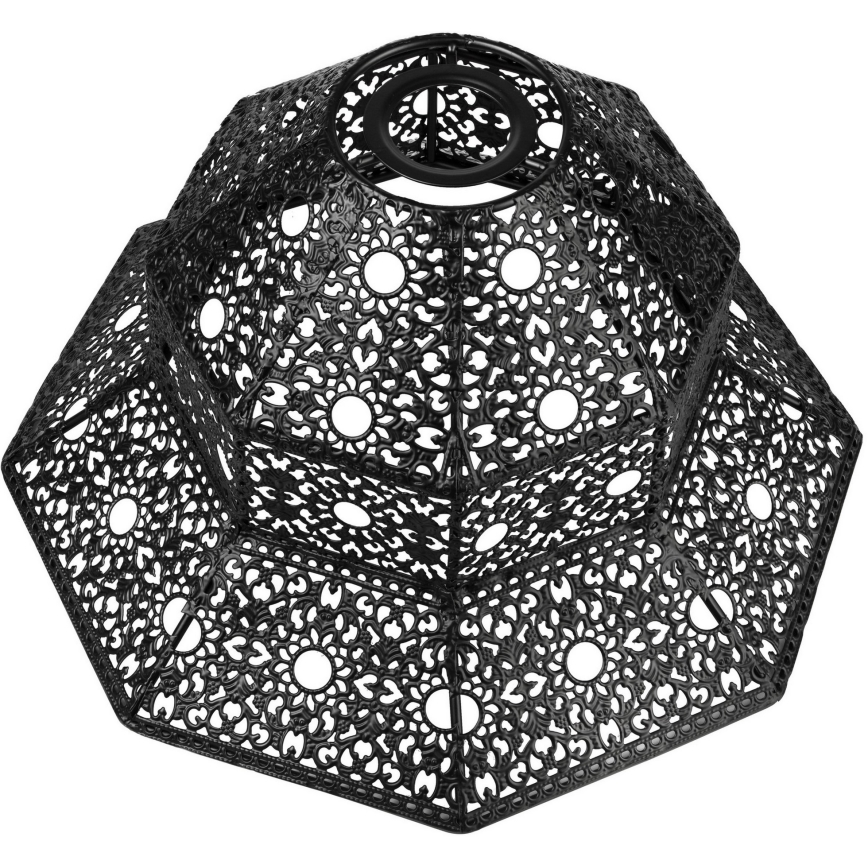 Wymienny klosz do żyrandola SAMIRA E27 śr. 33 cm czarny