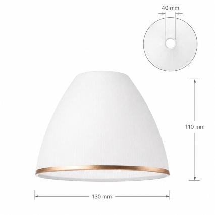 Wymienny klosz - RETRO/ANTICO II 02903 E27 113x110 mm