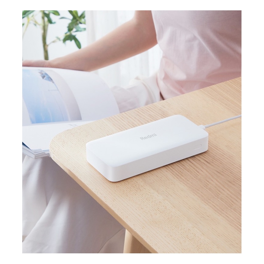 Xiaomi 20000 mAh Redmi 18W Powerbank Fast Charge biały