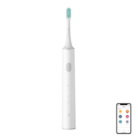 Xiaomi - Inteligentna elektryczna szczoteczka do zębów T500 Bluetooth IPX7 biała