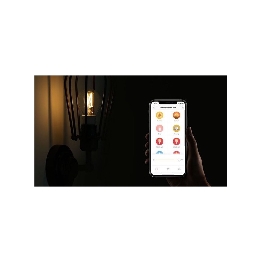 Xiaomi - LED RGB Żarówka ściemnialna E27/9W/230V 1700-6500K