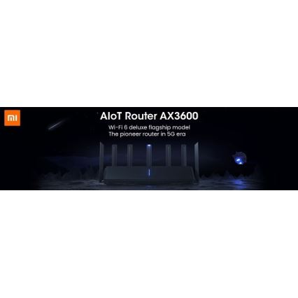 Xiaomi Mi AIoT Wi-Fi Router AX3600 czarny