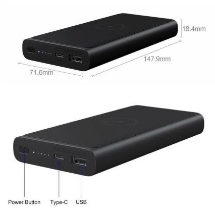 Xiaomi Mi Bezprzewodowy Power Bank Essential 10000 mAh Czarny