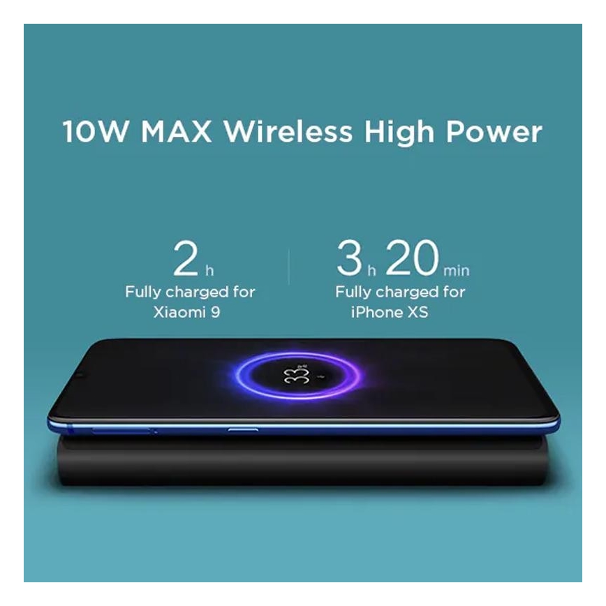 Xiaomi Mi Bezprzewodowy Power Bank Essential 10000 mAh Czarny