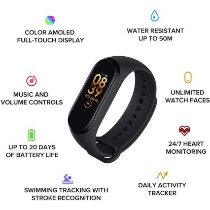 Xiaomi - Opaska fitness Mi Band 6 Bluetooth 5 ATM