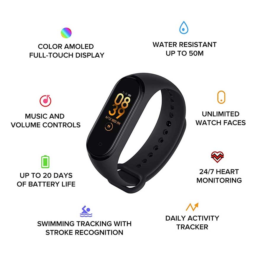 Xiaomi - Opaska fitness Mi Band 6 Bluetooth 5 ATM