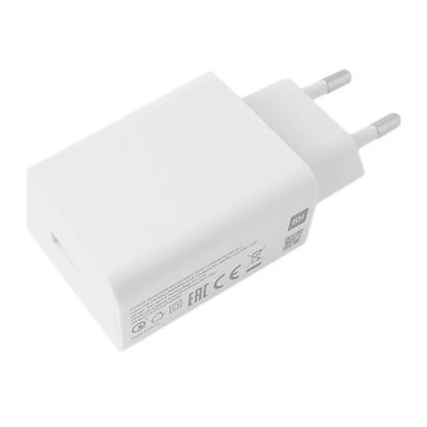 Xiaomi - USB Adapter do gniazda QUICK 18W/230V biały