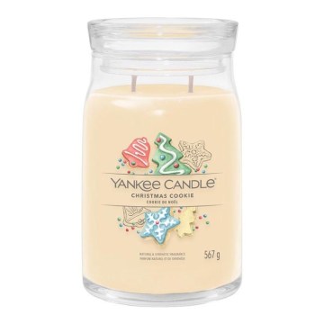 Yankee Candle - Świeca zapachowa CHRISTMAS COOKIE duża 567 g 60-90 godz.