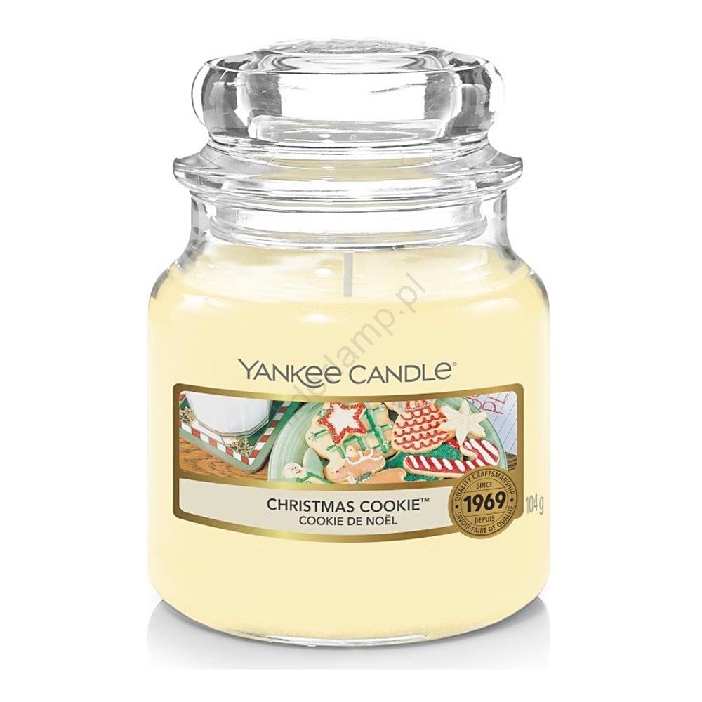 Yankee Candle Świeca zapachowa CHRISTMAS COOKIE mała 104g 2030 godziny