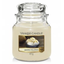 Yankee Candle - Świeca zapachowa COCONUT RICE CREAM średnia 411g 65-75 godziny