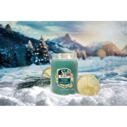 Yankee Candle - Świeca zapachowa HOLIDAY WINTERFEST duża 567g 60-90 godz.