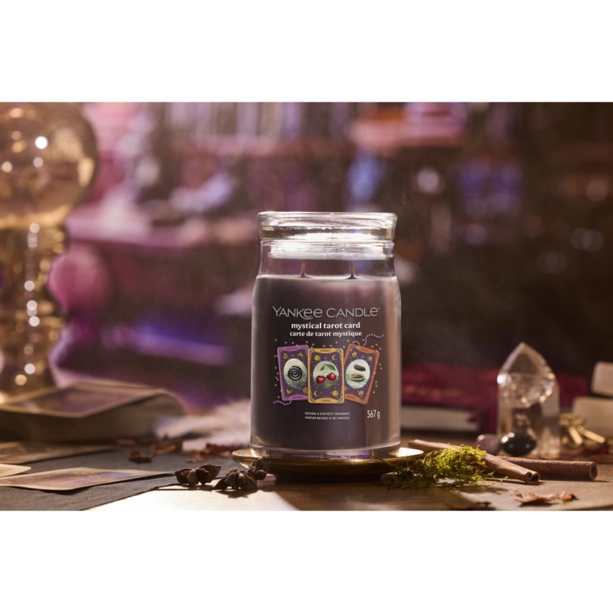 Yankee Candle - Świeca zapachowa MYSTICAL TAROT CARD duża 567g 60-90 godz.