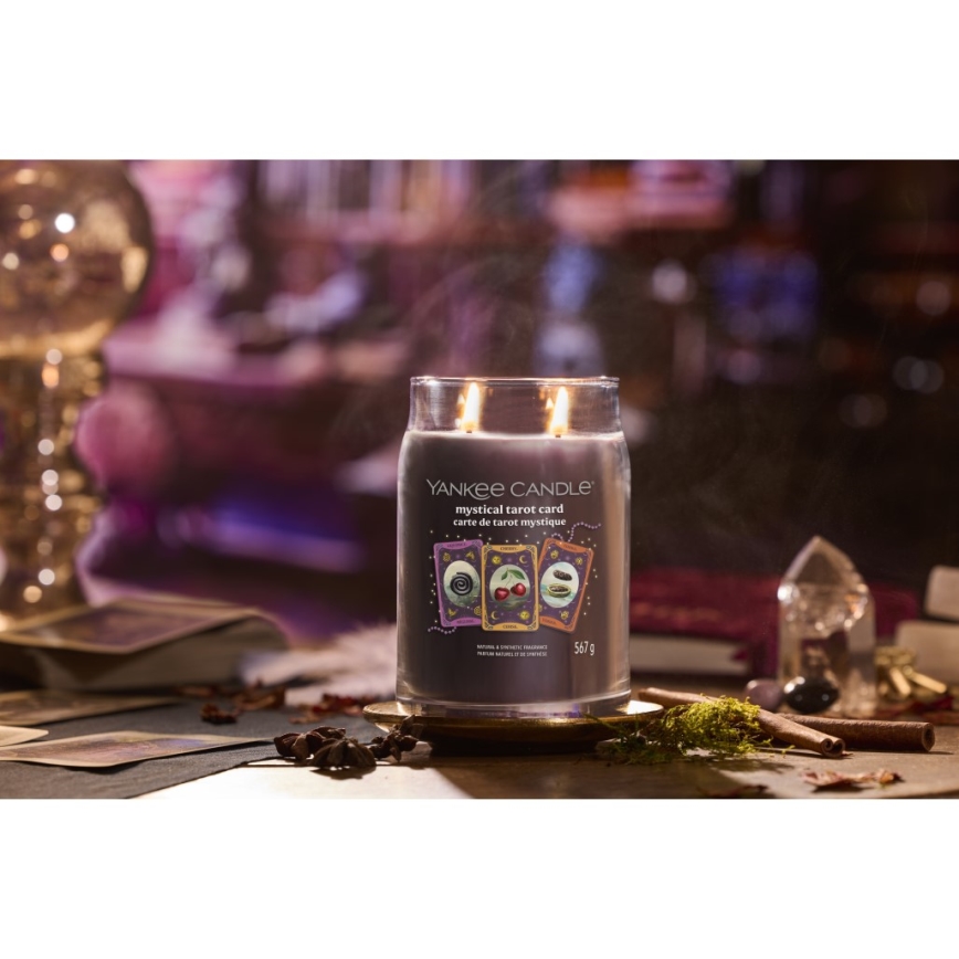 Yankee Candle - Świeca zapachowa MYSTICAL TAROT CARD duża 567g 60-90 godz.