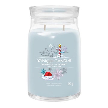 Yankee Candle - Świeca zapachowa NORTH POLE HIDEAWAY duża 567g 60-90 godz.