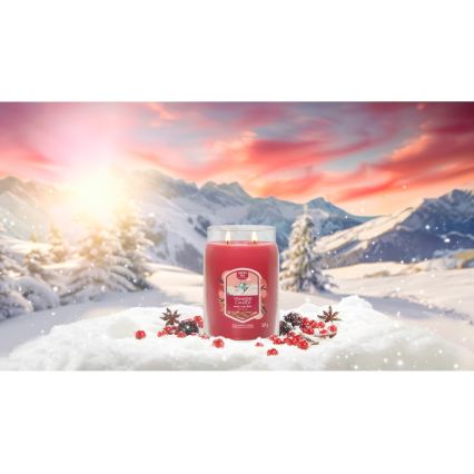 Yankee Candle - Świeca zapachowa SANTA ON SKIS, duża, 567 g, 60–90 godz.