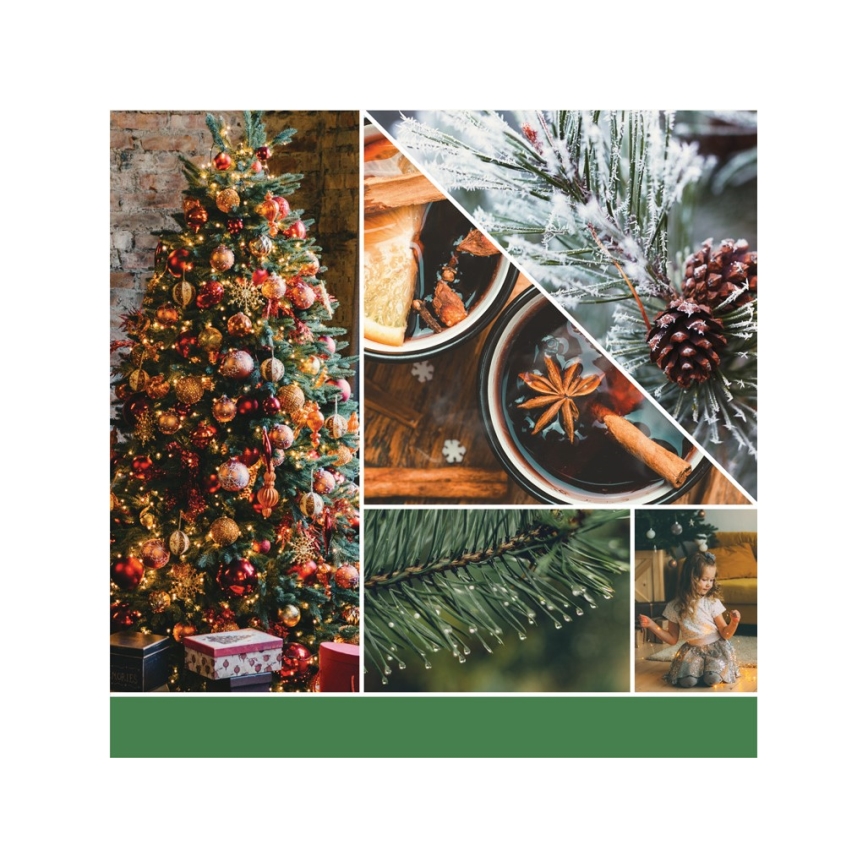 Yankee Candle - Świeca zapachowa SHIMMERING CHRISTMAS TREE duża 567g 60-90 godz.
