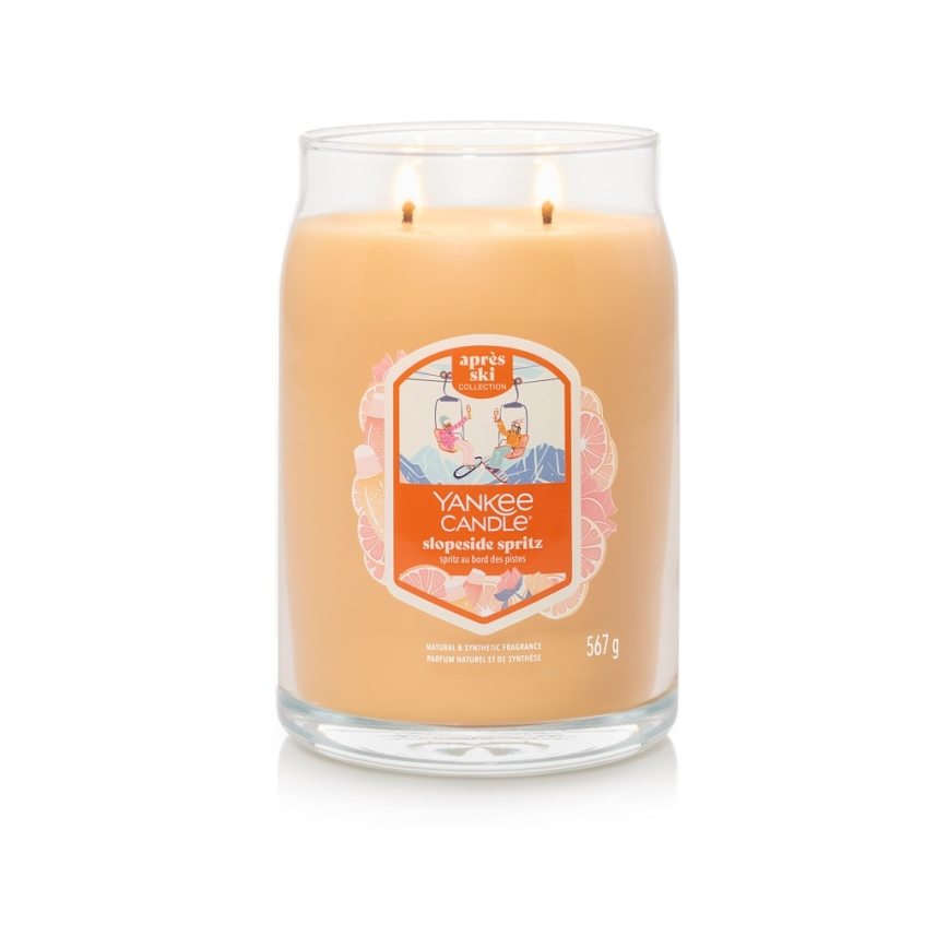 Yankee Candle - Świeca zapachowa SLOPESIDE SPRITZ, duża, 567 g, 60-90 godz.