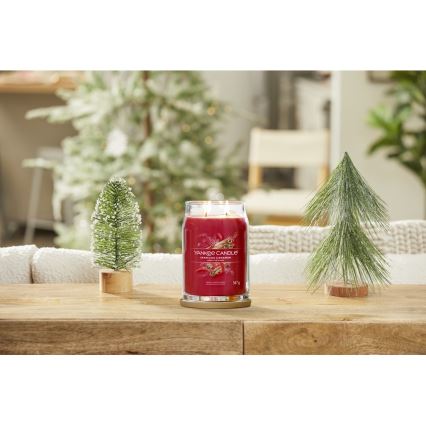 Yankee Candle - Świeca zapachowa SPARKLING CINNAMON duża 567g 60-90 godz.