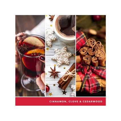 Yankee Candle - Świeca zapachowa SPARKLING CINNAMON duża 567g 60-90 godz.