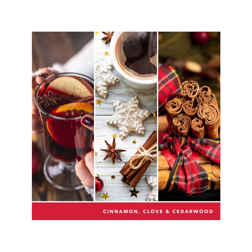 Yankee Candle - Świeca zapachowa SPARKLING CINNAMON duża 567g 60-90 godz.