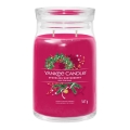 Yankee Candle - Świeca zapachowa SPARKLING WINTERBERRY duża 567g 60-90 godz.