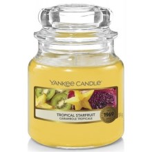 Yankee Candle - Świeca zapachowa TROPICAL STARFRUIT mała 104g 20-30 godziny