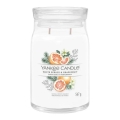 Yankee Candle - Świeca zapachowa WHITE SPRUCE & GRAPEFRUIT duża 567g 60-90 godz.
