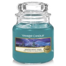 Yankee Candle - Świeca zapachowa WINTER NIGHT STARS mała 104g 20-30 godziny