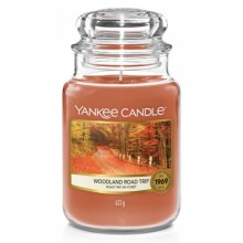 Yankee Candle - Świeca zapachowa WOODLAND ROAD TRIP duża 623g 110-150 godziny