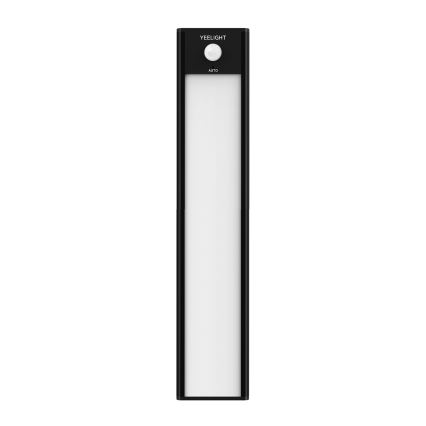 Yeelight - LED Ściemnialne akumulatorowe oświetlenie mebli z czujnikiem LED/1,8W/1100 mAh 4000K 20 cm czarne