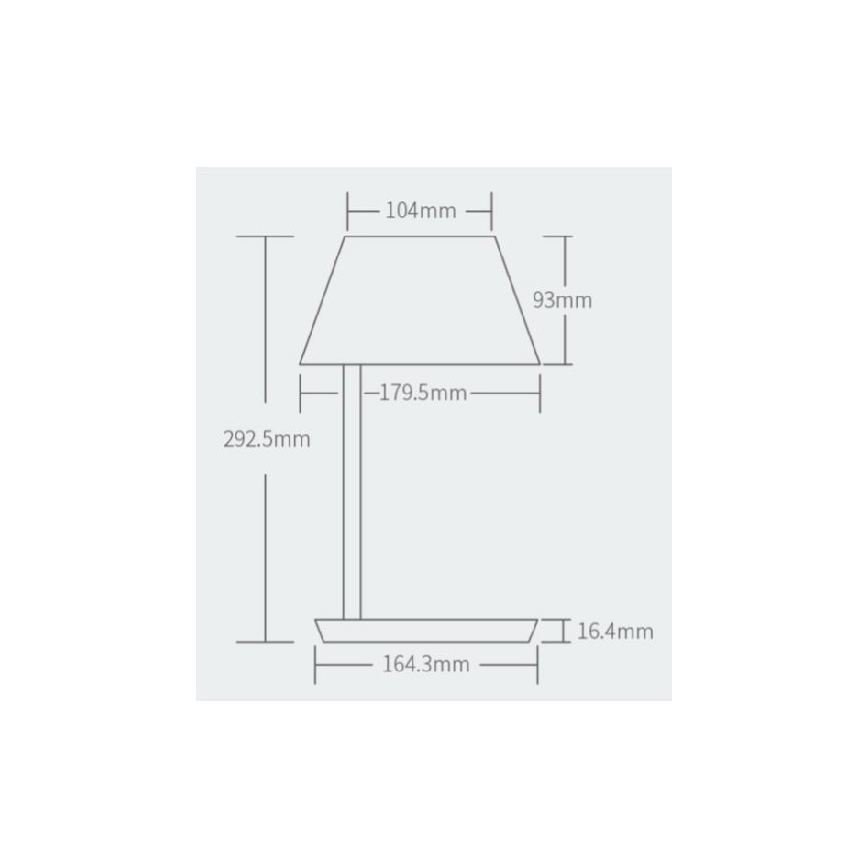 Yeelight - LED Lampa stołowa ściemnialna STARIA LED/20W/230V