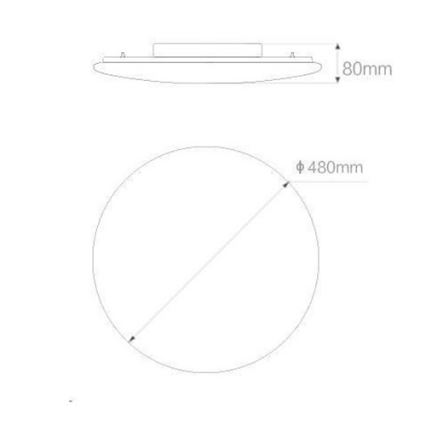 Yeelight - LED Plafon ściemnialny GALAXY LED/32W/230V