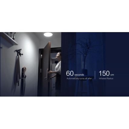 Yeelight - LED Plafon z czujnikiem LED/10W/230V